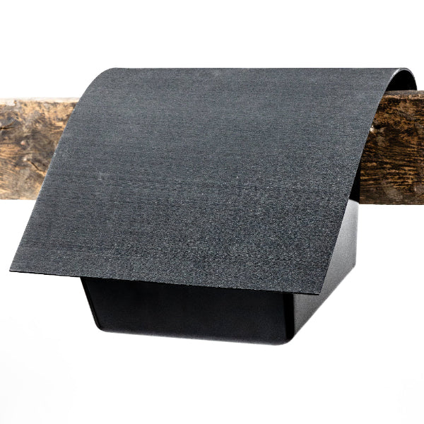 Over the fence salt holder cover for protecting loose salt and minerals for livestock and horses