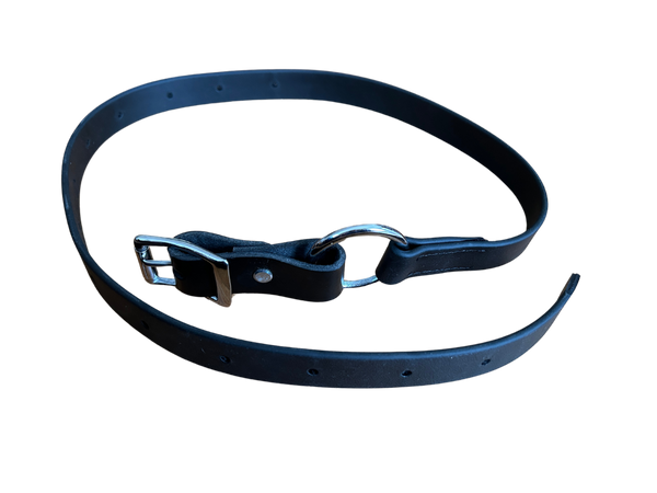 Biothane neck strap for muzzle and halter security