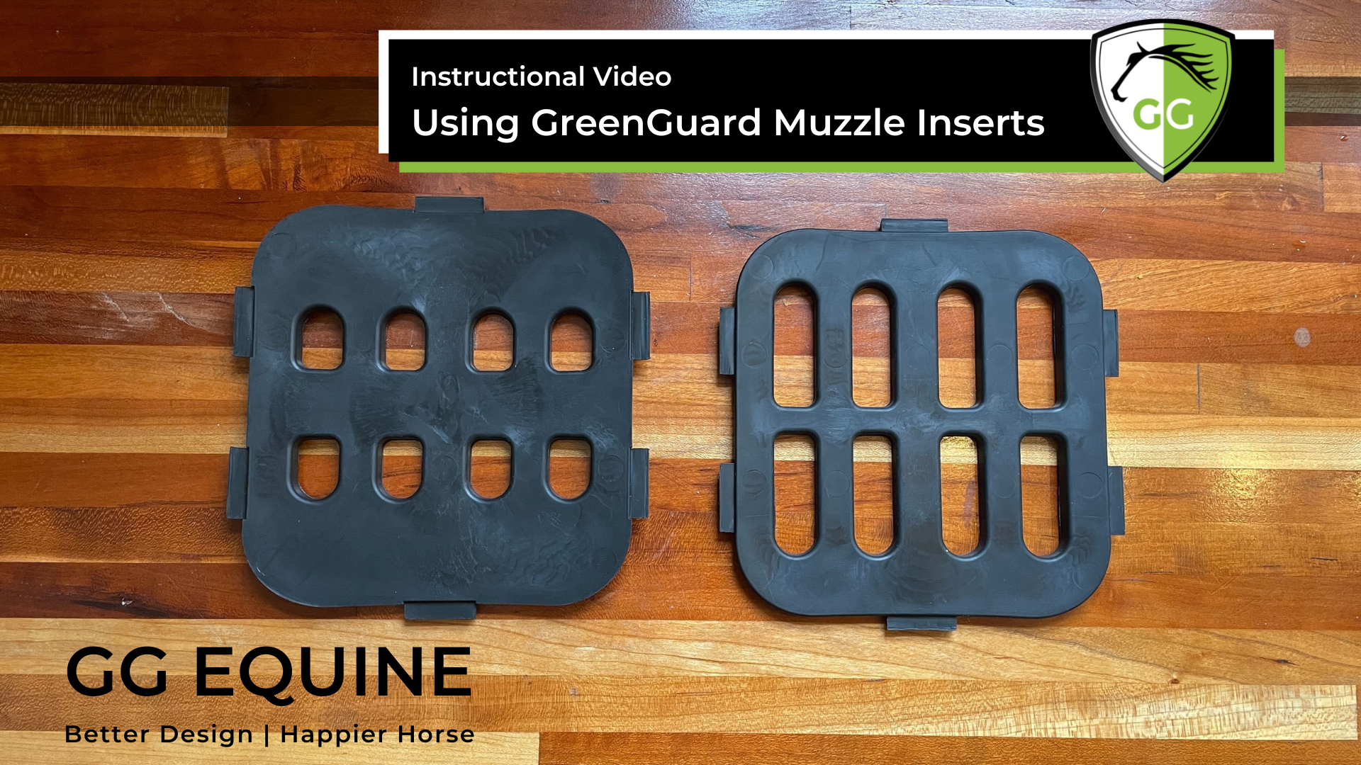 Load video: The primary video tutorial for preparing and using the standard rubber GreenGuard muzzle insert.